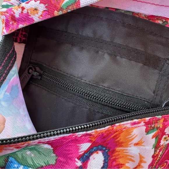 Vans Floral Backpack with Front Pocket Organizer Pink - Picture 10 of 12